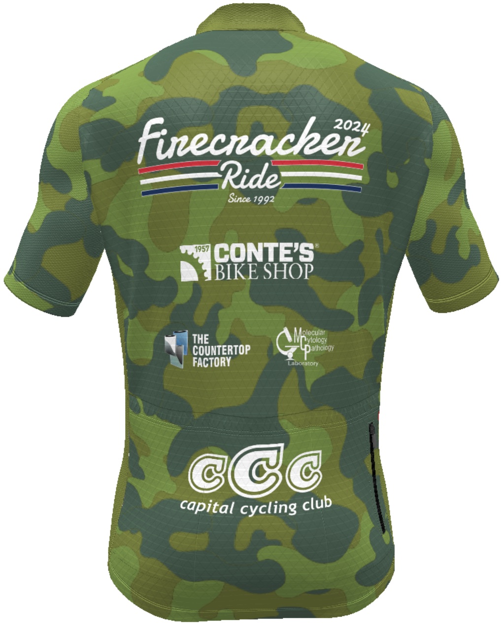 Firecracker Ride 2024 Jersey back